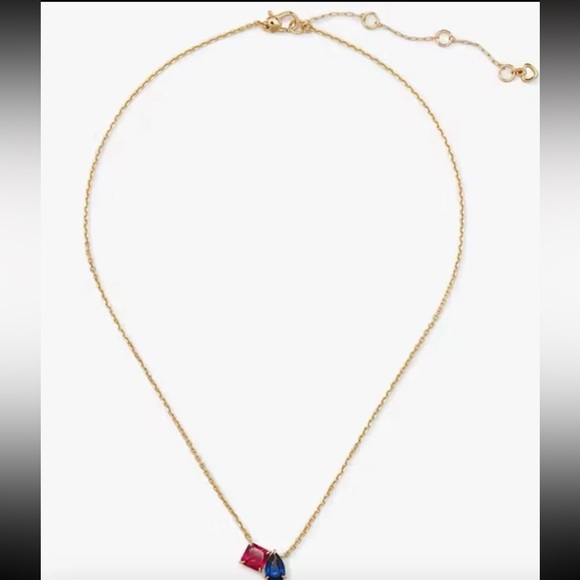 $58 Kate Spade Showtime Toi Et Moi Pendant
Blue - Picture 4 of 7